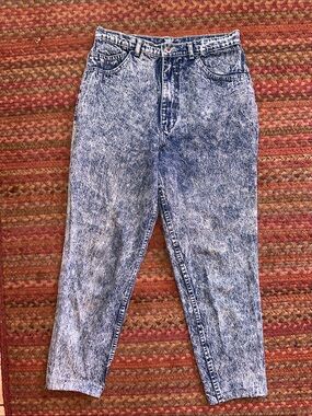 VTG PREGO Acid Wash Blue Jeans